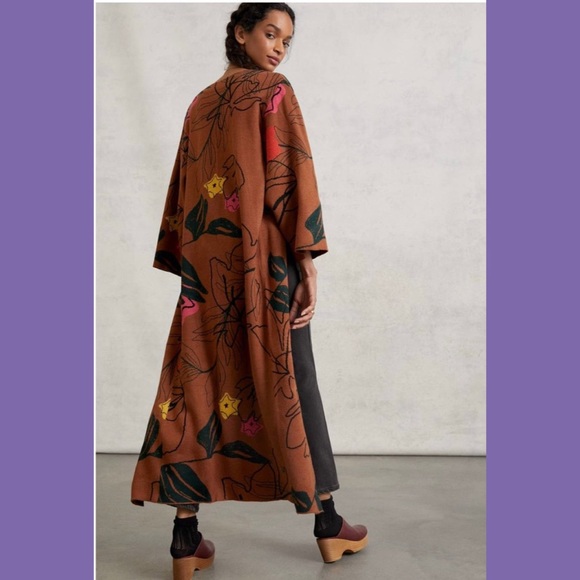 Anthropologie Sweaters - Anthropologie Laurie brown knit kimono Cardigan $188 ONESIZE